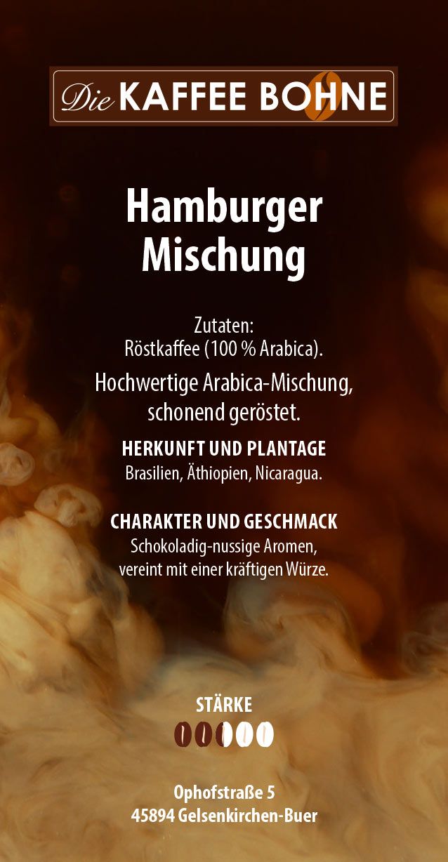 Hausmischungen - Hamburger Mischung